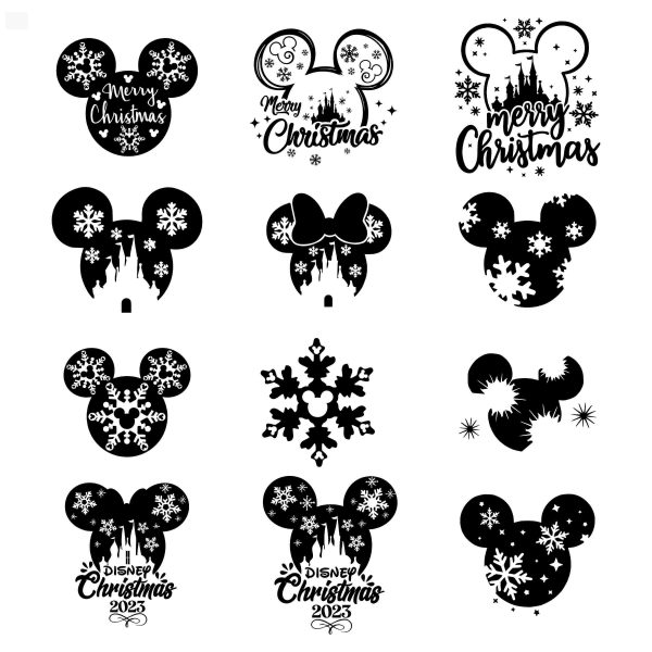 Ultimate Christmas SVG Collection Festive Cartoon Disneyland Designs