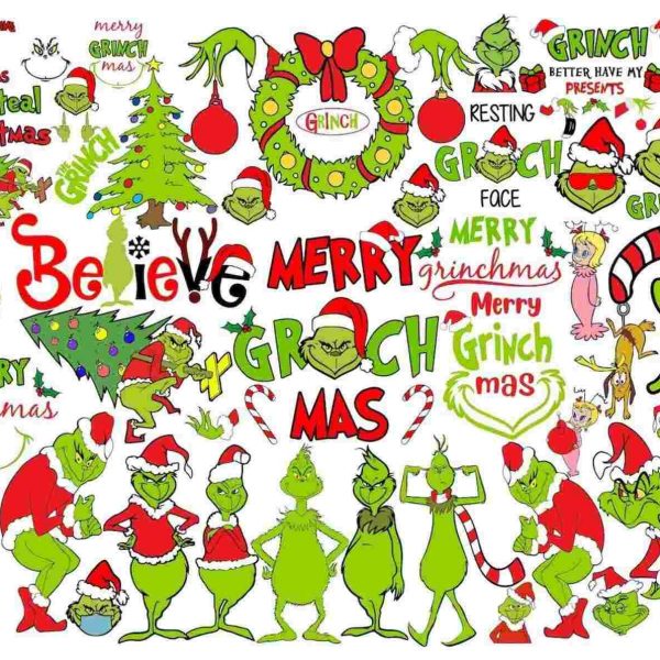 Ultimate Christmas SVG PNG Characters Bundle