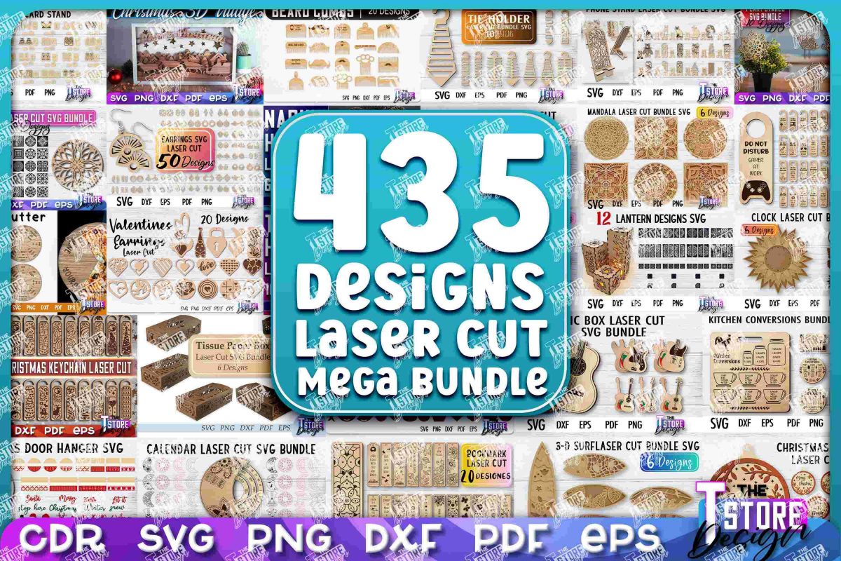 Ultimate Laser Cut Bundle SVG CNC Engraving Designs