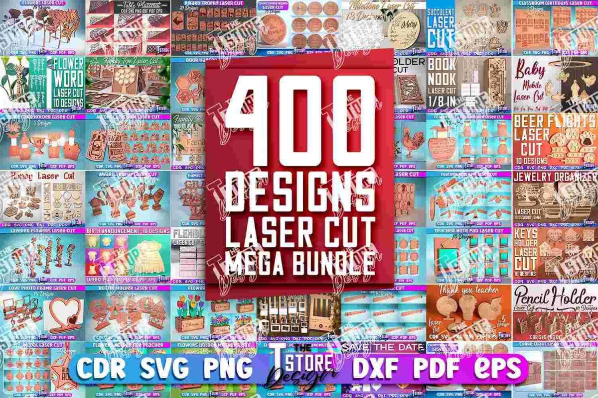 Ultimate Laser Cutting Bundle SVG PNG CNC Files