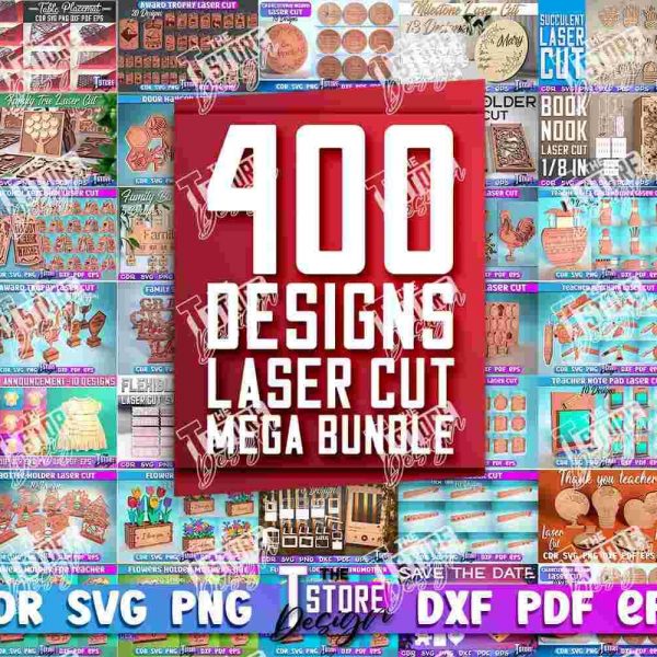 Ultimate Laser Cutting Bundle SVG PNG CNC Files