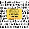 Ultimate Star Wars SVG Bundle 2500 Cut Files Yoda Darth Vader