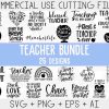 Ultimate Teacher SVG Bundle Quotes School Life Appreciation Back to