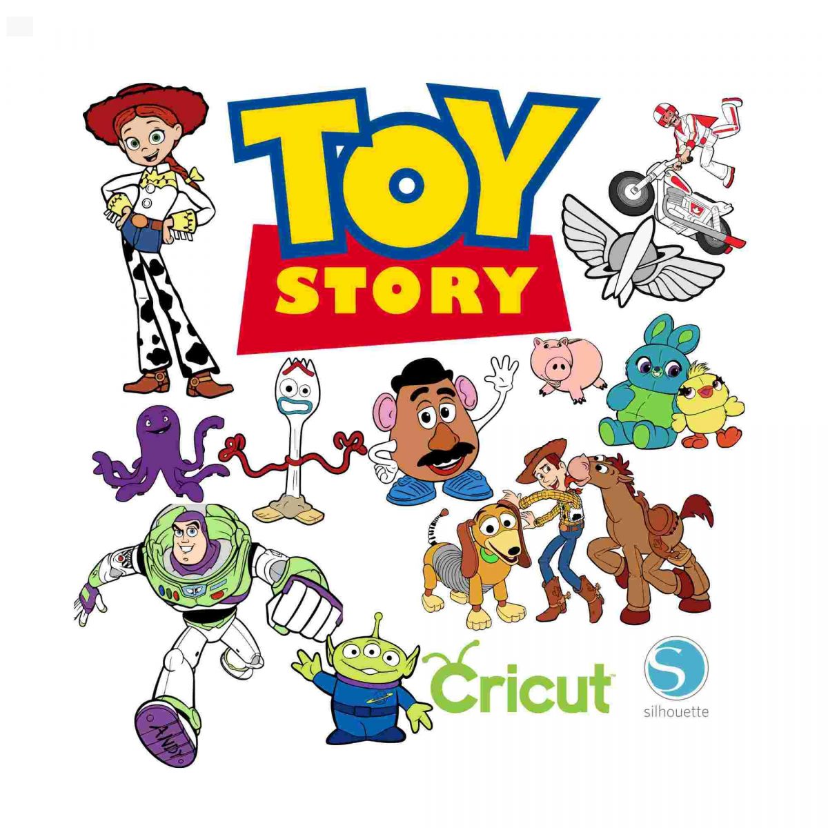 Ultimate Toy Story Bundle SVGs for Cricut Silhouette