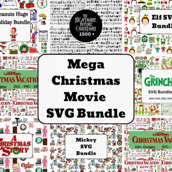 Unbeatable Christmas Movie Collection SVG PNG Christmas Classics