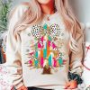 Vibrant Coquette Sparkle Christmas Tree Design Fun Girly SVG Festive