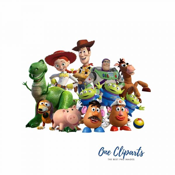 Vibrant Pixar Toy Story Clipart in PNG Format