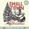 Vintage Christmas Png Charming Small Town Design Festive