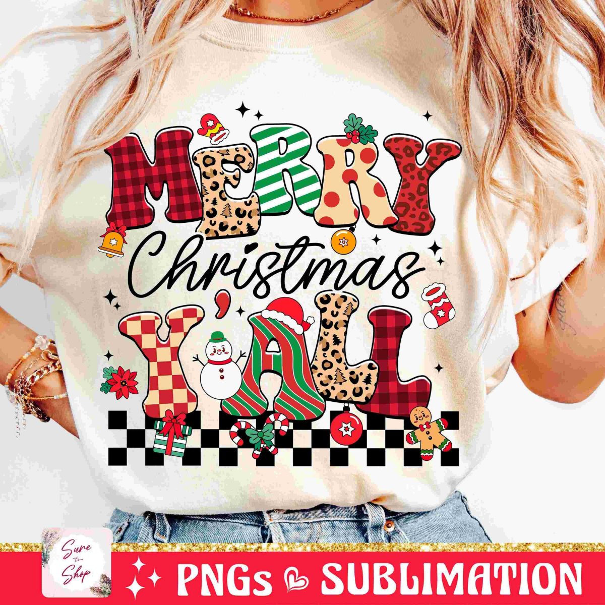 Vintage Christmas PNG Collection for Festive Shirt Designs