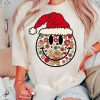 Vintage Christmas Santa Smiley Face PNGs for Festive Shirts