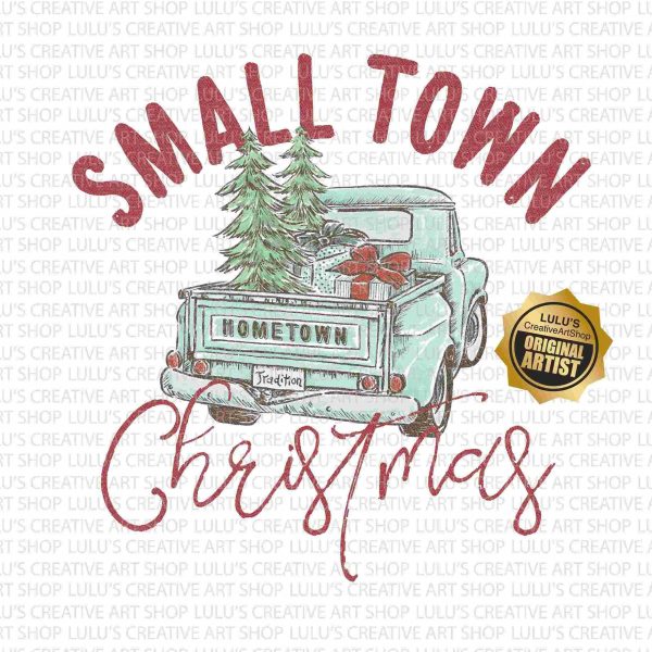 Vintage Christmas Tradition Small Town Christmas with Farm Fresh