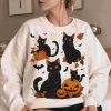 Vintage Halloween Black Cat Pumpkin SVG Collection