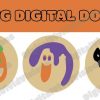 Vintage Halloween Pillsbury Cookie Digital Files PNG SVG JPG