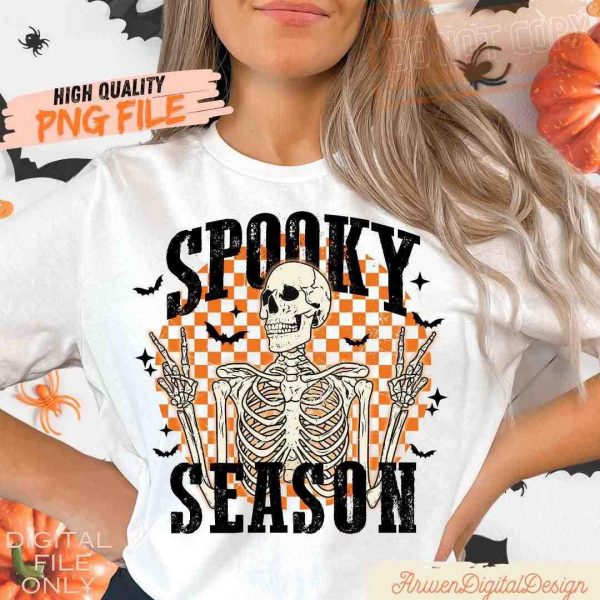 Vintage Halloween pngs for trendy spooky shirts