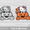 Vintage Kitty Pumpkin Anime Cat SVGPNG for Halloween Season