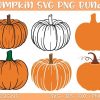 Vintage Pumpkin SVG PNG Sublimation Pack Autumn Graphics Bundle