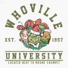 Vintage Whoville University 1957 Green Christmas Character Movies