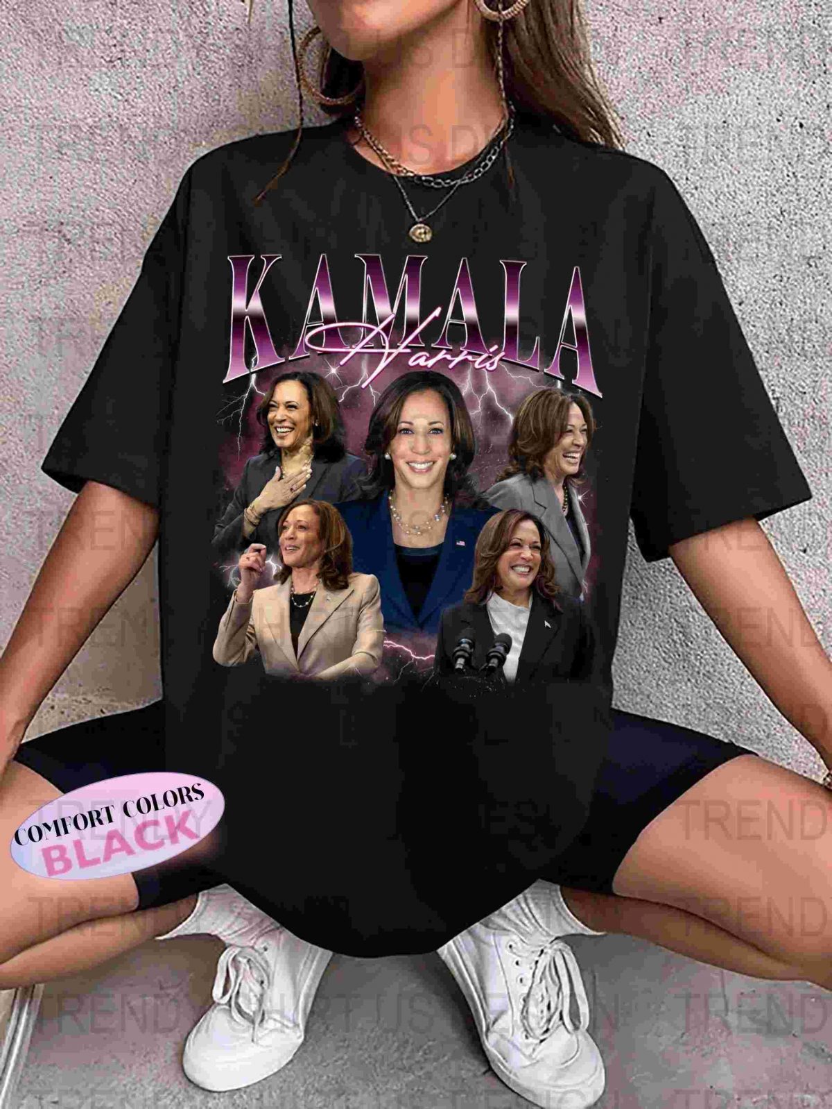 Vote Kamala Harris 2024 Complete the Mission with Democrat Bootleg PNG