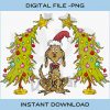 Whimsical Christmas Trees with Max Grinch Christmas PNG Instant