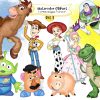 Whimsical Toy Story Watercolor Clipart Buzz Woody Dinosaur Jessie