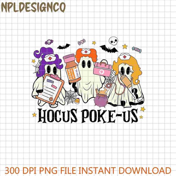 Witch Nurse Halloween Png Collection Spooky Characters Vintage